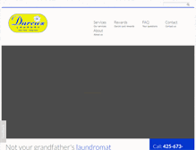 Tablet Screenshot of darcieslaundry.com